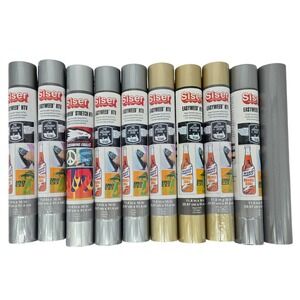 Siser NEW 11.8x36 Heat Transfer Vinyl HTV 3-Vegas Gold 5-Silver Metallic 2-Gray
